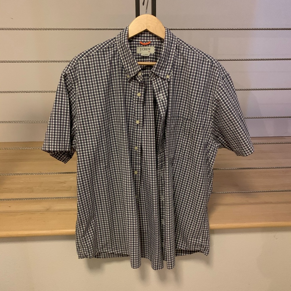 J. crew short sleeve button up shirt.